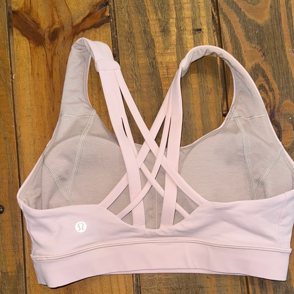 Lululemon Light Pink ENERGY BRA SIZE 6 GREAT CONDITION! - Picture 5 of 5